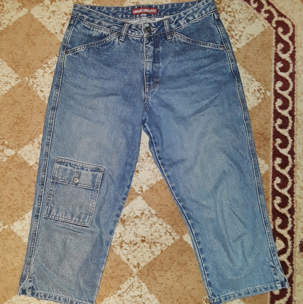 UnionBay Cargo Capris Jeans y2k